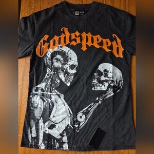 Godspeed Man vs AI Black/Gray Tee‎ - Mens Size Medium